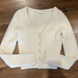 Abercrombie & Fitch Cream Cardigan. Never worn but no tags. Size Small